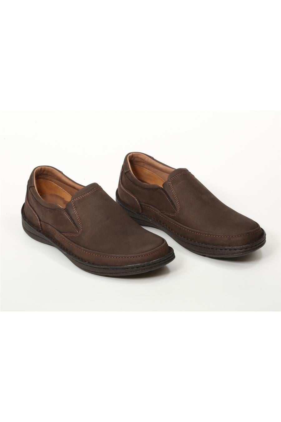 Nature Easy Comfort Yumuşak Erkek Ayakkabı Kahve Nubuck