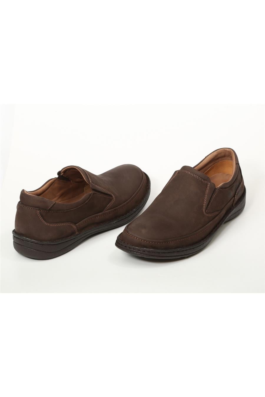 Nature Easy Comfort Yumuşak Erkek Ayakkabı Kahve Nubuck
