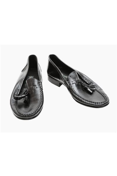 Basel 033 Erkek Kösele Yumuşak Ayakkabı Siyah