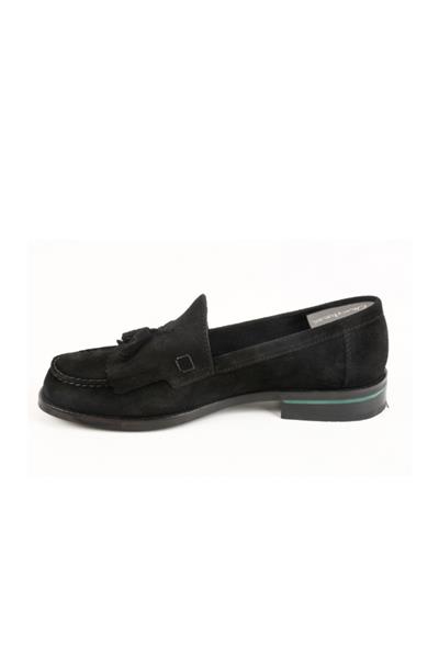 Corcık Everyday  El Yapımı  Casual Erkek Ayakkabı Siyah Nubuck
