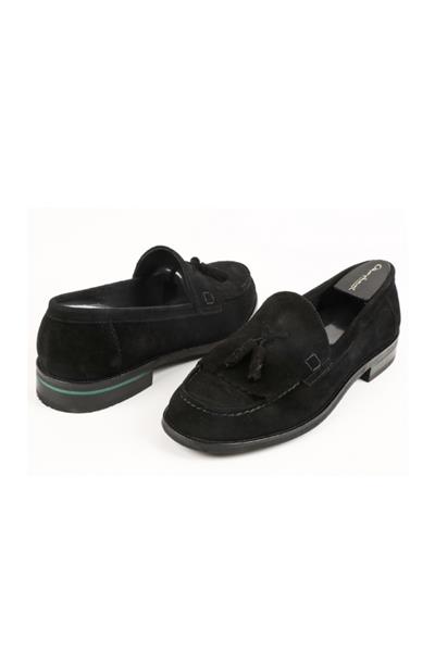 Corcık Everyday  El Yapımı  Casual Erkek Ayakkabı Siyah Nubuck