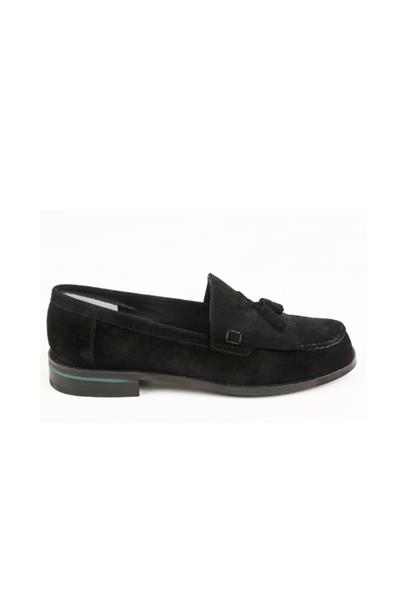 Corcık Everyday  El Yapımı  Casual Erkek Ayakkabı Siyah Nubuck