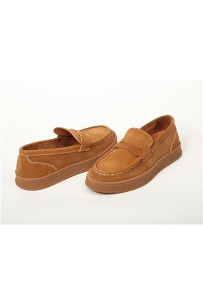 Fresh Casual Erkek Ayakkabı Camel Nubuck