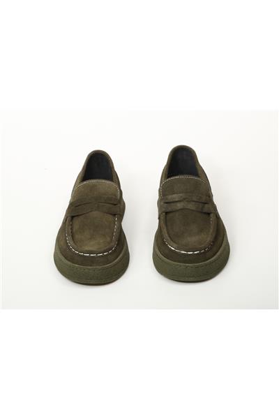 Fresh Casual Erkek Ayakkabı Oliv Nubuck