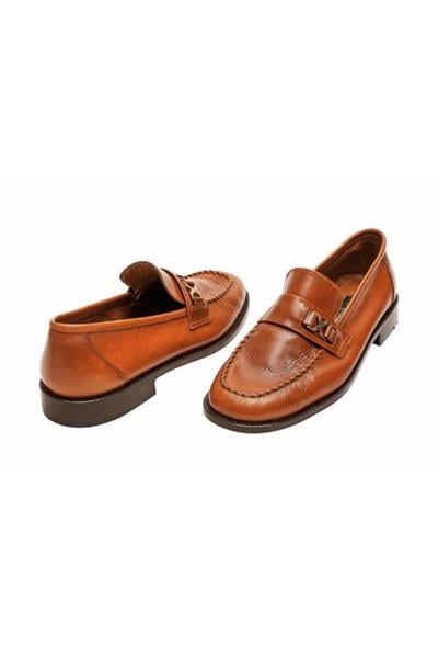 Lizbon 0040 V Erkek Kösele Yumuşak Ayakkabı Camel