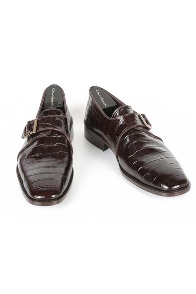 Lizbon 0328 Erkek Kösele Yumuşak Ayakkabı Dark Brown