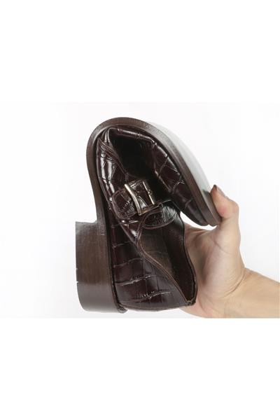 Lizbon 0328 Erkek Kösele Yumuşak Ayakkabı Dark Brown