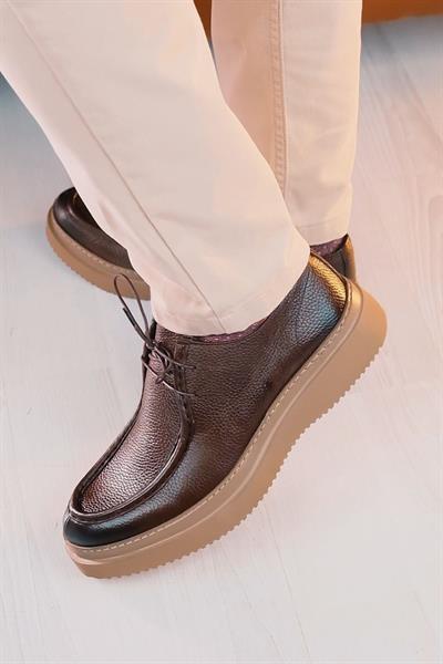 Lugano Gold Casual Erkek Ayakkabı Kahve