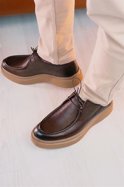 Lugano Gold Casual Erkek Ayakkabı Kahve