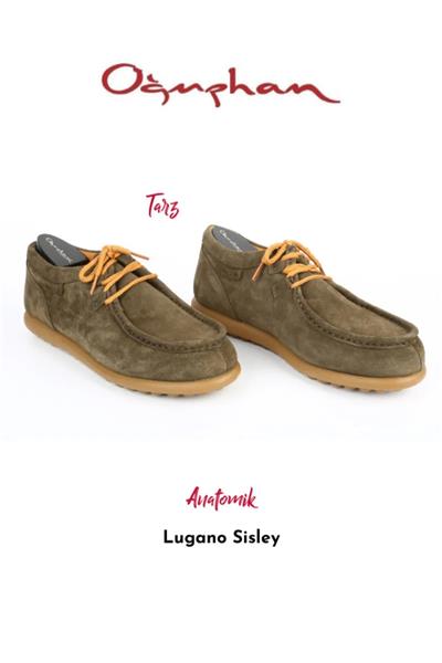 Lugano Sisley 1 Casual Erkek Ayakkabı Vizon Nubuck