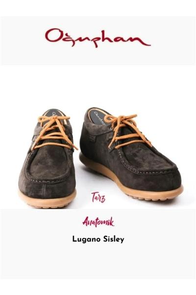 Lugano Sisley 1 Casual Erkek Ayakkabı Kahve Nubuck