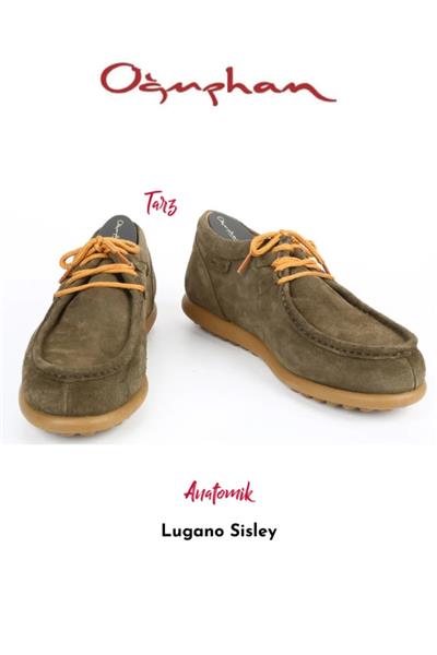 Lugano Sisley 1 Casual Erkek Ayakkabı Vizon Nubuck