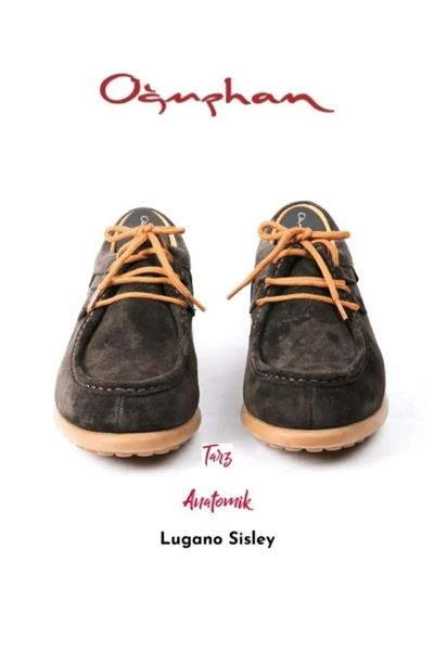 Lugano Sisley 1 Casual Erkek Ayakkabı Kahve Nubuck