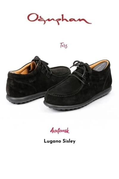 Lugano Sisley 2 Casual Erkek Ayakkabı Siyah Nubuck