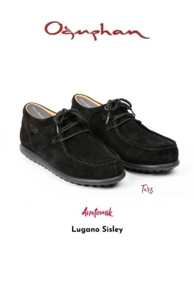 Lugano Sisley 2 Casual Erkek Ayakkabı Siyah Nubuck