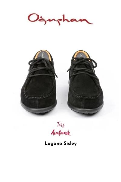 Lugano Sisley 2 Casual Erkek Ayakkabı Siyah Nubuck