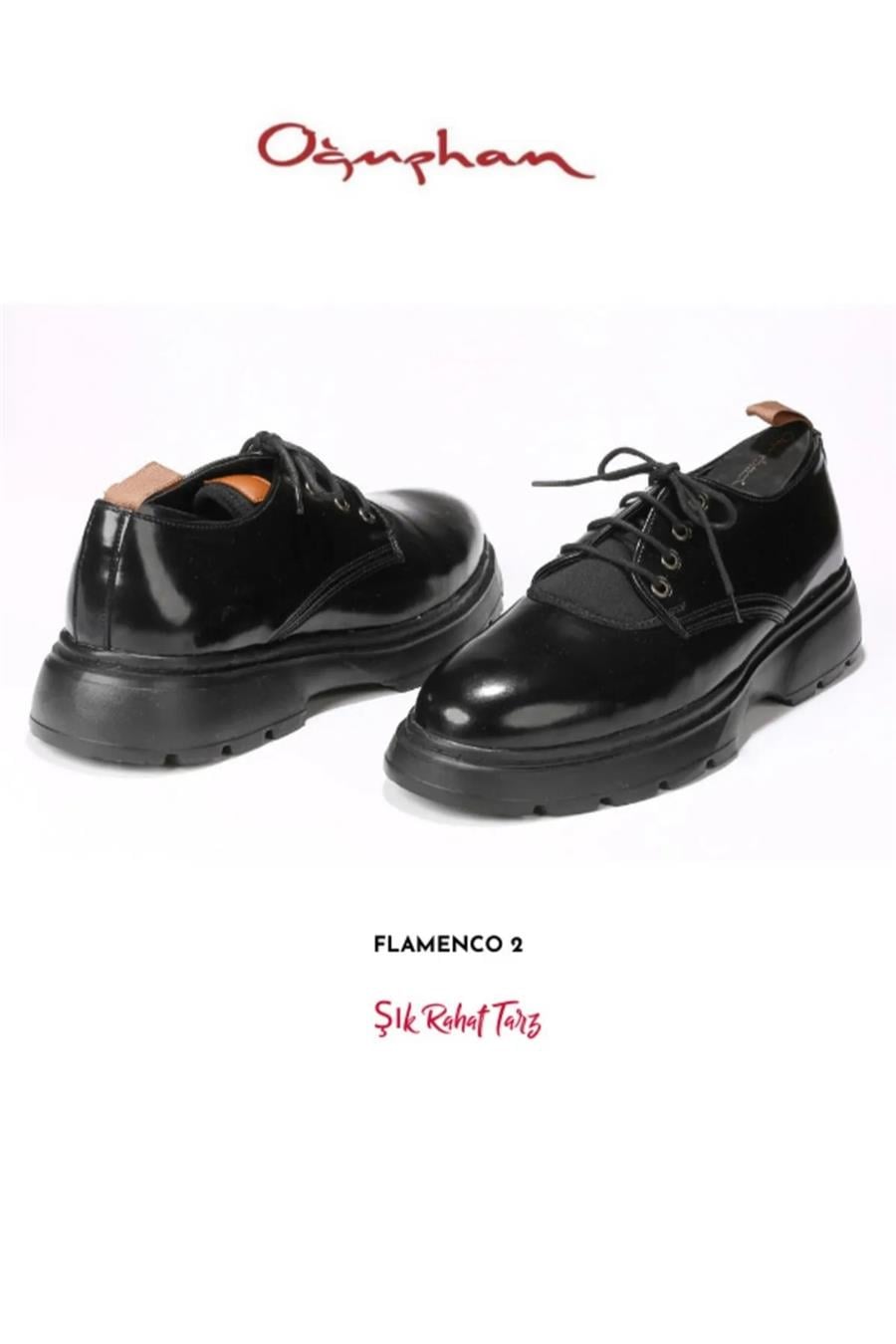 Flamenco 02 Casual Erkek Ayakkabı Siyah