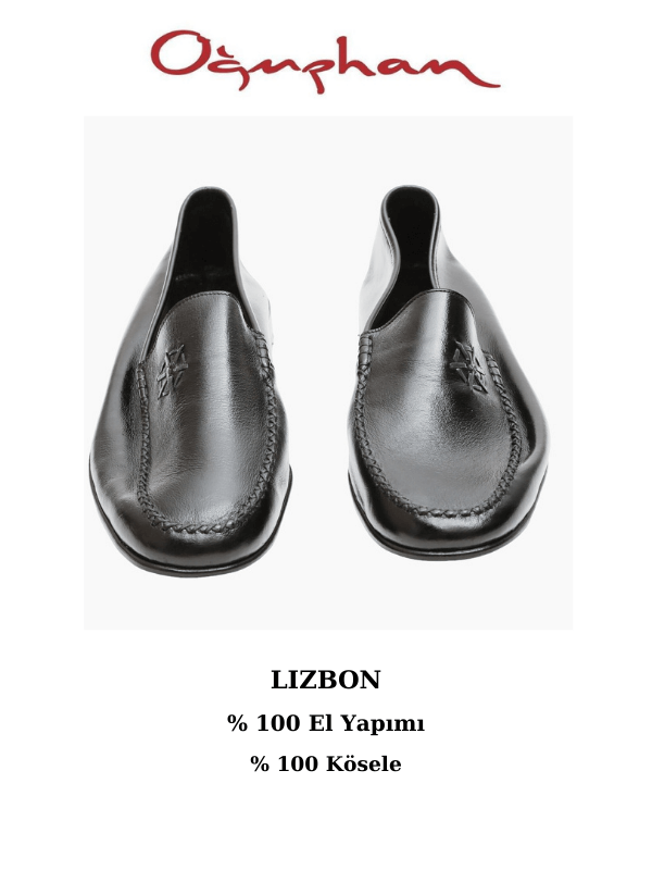 Lizbon 0077 Erkek Kösele Yumuşak Ayakkabı Siyah