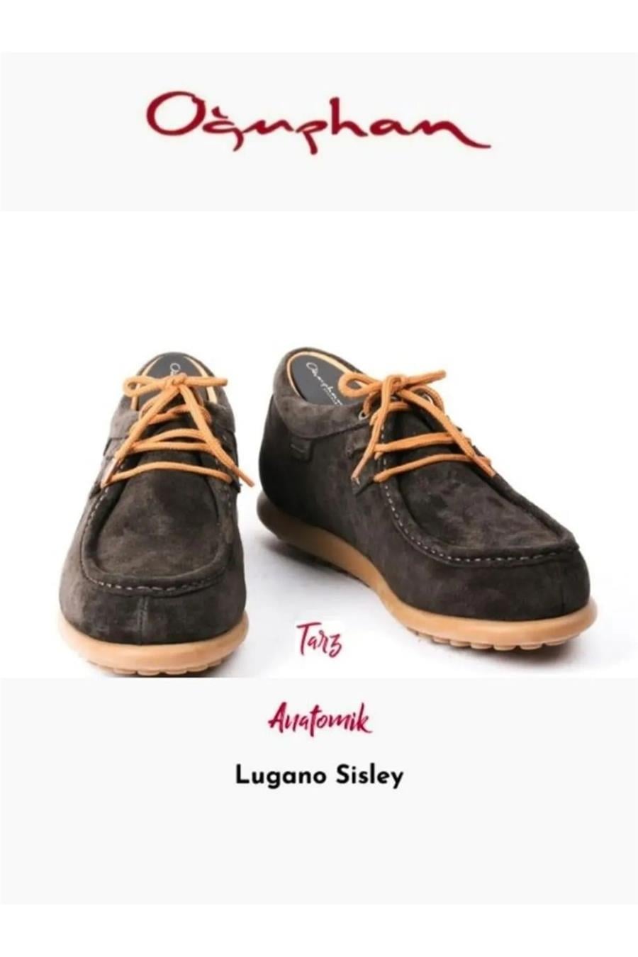 Lugano Sisley 1 Casual Erkek Ayakkabı Kahve Nubuck