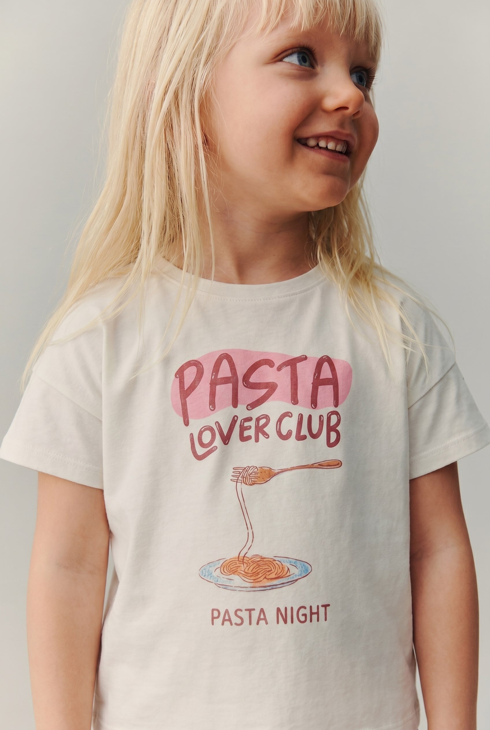Kız Çocuk Pamuklu Pasta Baskılı T-shirt Kareli Etek Takım