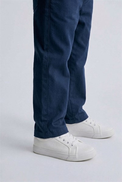 Erkek Çocuk Pamuklu İş Makinesi Desenli Gömlek Pantolon Takım - Düğmeli