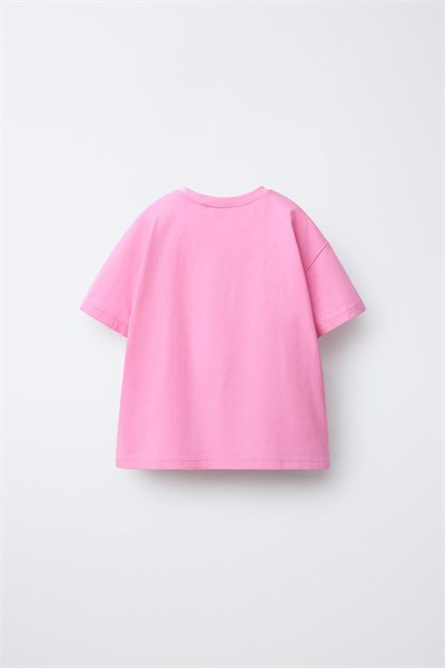 Kız Çocuk Pamuklu Pastel Basic T-shirt 3lü Set