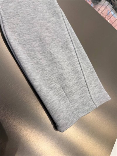 Unisex Gri Pamuklu Eşofman