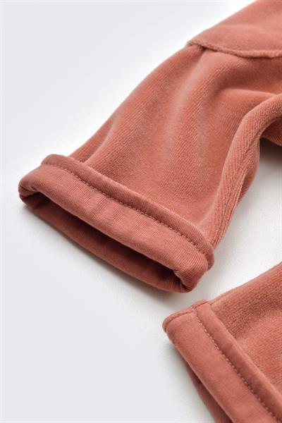 Unisex Bebek Pamuklu Kadife Salopet Tulum - Cepli