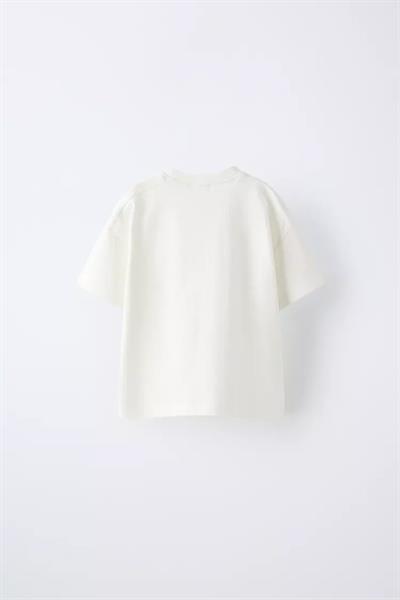 Unisex Çocuk Pamuklu Beyaz Siyah Basic T-shirt 2li Set - Günlük Rahat Kesim