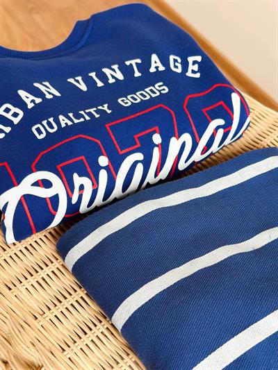 Erkek Çocuk Pamuklu Lacivert Originals Yazılı Sweatshirt Eşofman Takım