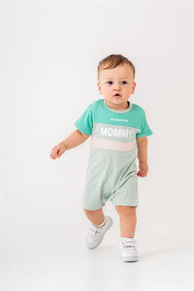 Erkek Bebek Pamuklu Mint Yeşili 