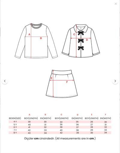 Kız Çocuk Pamuklu Pembe Dokulu Ceketli Etek Takım – T-Shirt Dahil 3lü