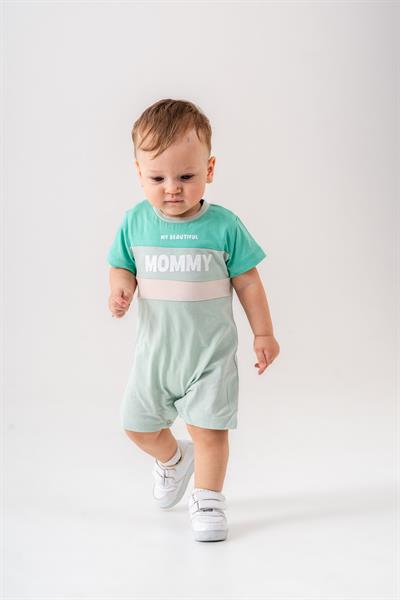 Erkek Bebek Pamuklu Mint Yeşili 