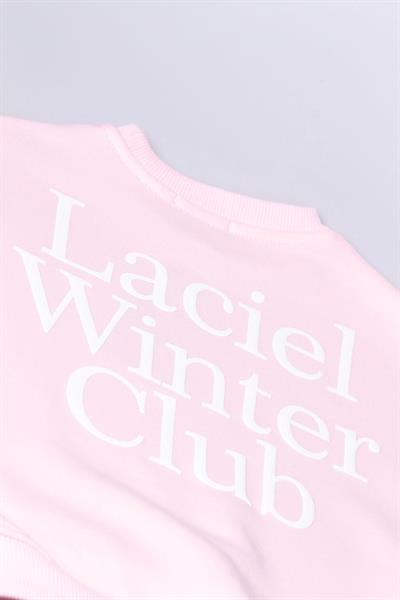 Kız Çocuk Pamuklu Pembe Sweatshirt Eşofman Alt-Üst Takım