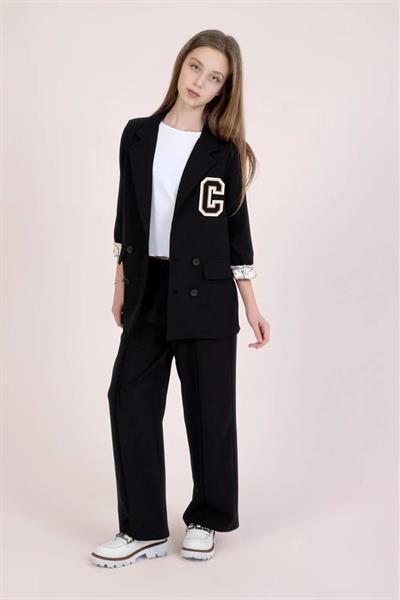 Kız Çocuk Ceket Pantolon Takım - 9-14 Yaş, Şık ve Rahat, Günlük & Özel Gün Kullanımı