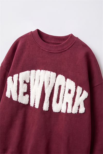 Çocuk New York Yazı Detaylı Sweatshirt ve Eşofman Altı Takımı