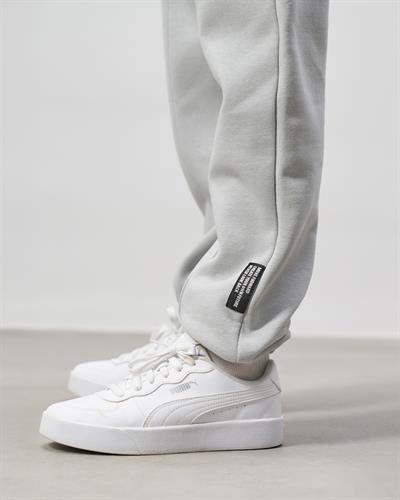 Erkek Çocuk Pamuklu Gri Basic Yazı Baskılı Sweatshirt Eşofman Alt-Üst Takım