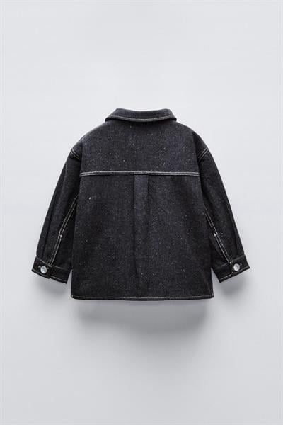 Erkek Çocuk Pamuklu Siyah Dikiş Detaylı Ceket ve Pantolon Takım