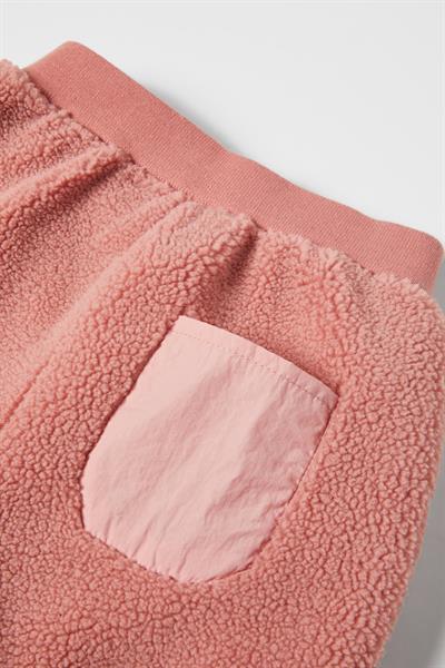 Kız Çocuk Polar Kumaş Fermuarlı Cep Detaylı 2li Eşofman Takımı - Pembe