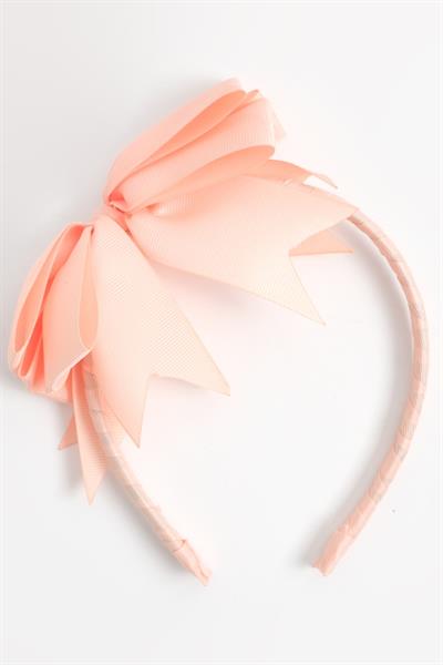 Kız Çocuk Fiyonklu 2li Saç Taç Seti 