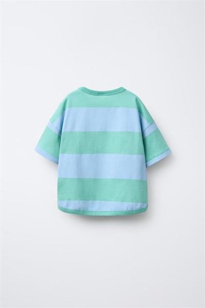 Kız Çocuk Pamuklu Çilek Baskılı T-shirt Eşofman Takım