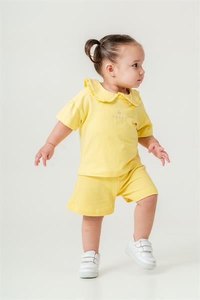 Kız Çocuk Pamuklu Sarı 
