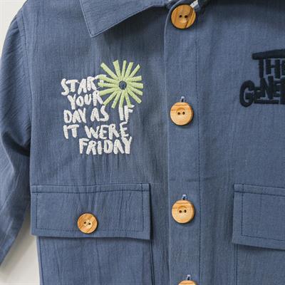 Erkek Çocuk Ceket, Tişört ve Pantolon Takımı – 3lü Set, Şık ve Rahat