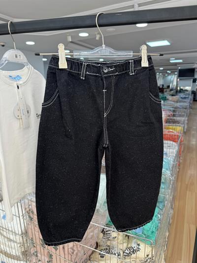 Erkek Çocuk Pamuklu Siyah Dikiş Detaylı Ceket ve Pantolon Takım