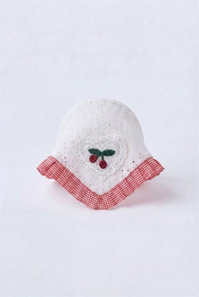 Kız Çocuk Pamuklu Fistolu Taçlı Bandana