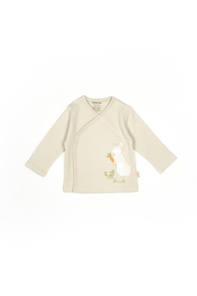 Unisex Bebek Organik Pamuklu Naturel Tavşan Desenli 10lu Hastane Çıkışı Seti