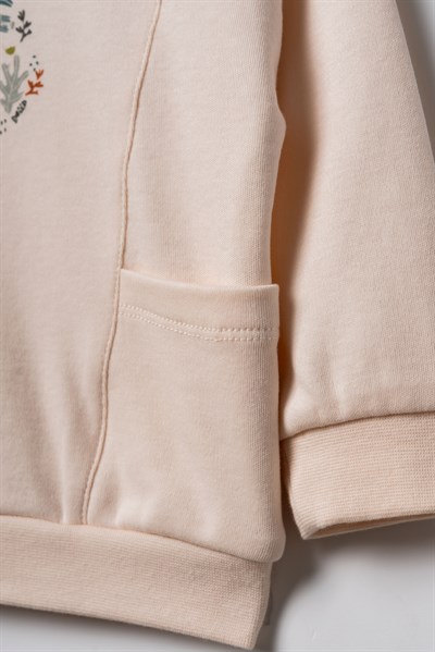 Bebek Pamuklu Deniz Temalı Sweatshirt Eşofman Takımı