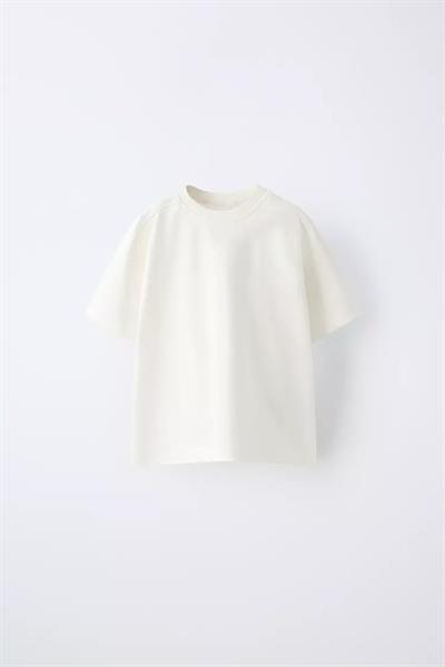 Unisex Çocuk Pamuklu Beyaz Siyah Basic T-shirt 2li Set - Günlük Rahat Kesim