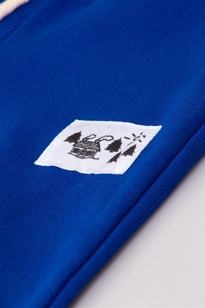 Erkek Çocuk Pamuklu 3lü Eşofman Altı Seti - Kahverengi, Petrol Yeşili ve Saks Mavisi