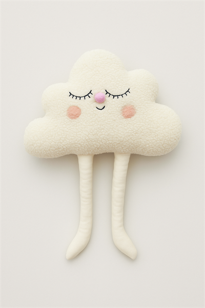 Bulut Şeklinde Yumuşak Peluş Uyku Arkadaşı - Kız ve Erkek Bebeklere Uygun